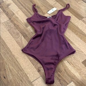 Velour bodysuit
